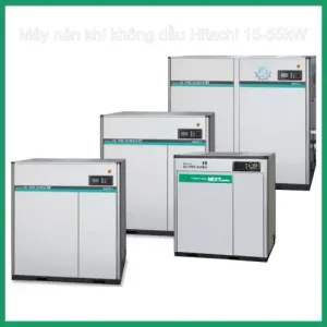 Máy nén khí không dầu Hitachi 15-55kW một cấp nén DSP series