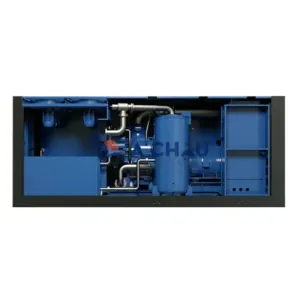 Máy nén khí trục vít 2 cấp nén tốc độ cố định Trung Quốc